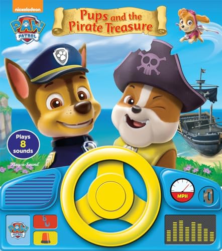 Read Paw Patrol Pups and the Pirates Treasure Little Steering Wheel, written by Editors of Phoenix International Publications