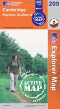 Read Cambridge, Royston, Duxford and Linton (OS Explorer Map Active), written by NOT A BOOK