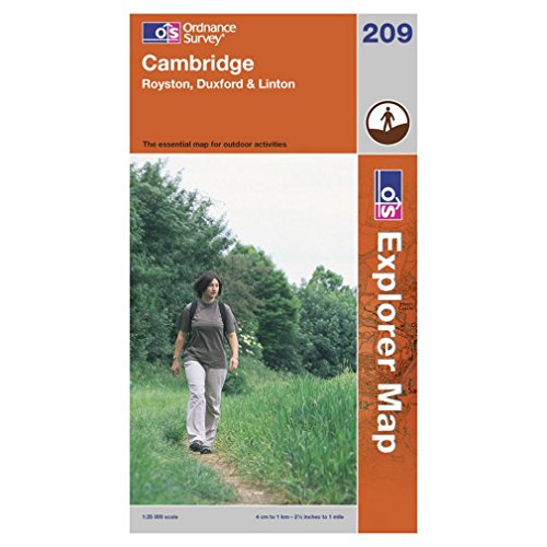 Read Cambridge, Royston, Duxford & Linton (OS Explorer Map), written by NOT A BOOK