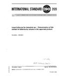 Read ISO 2120:1972, Liquid chlorine for industrial use -- Determination of the content of chlorine by volume in the vaporized product, written by International Organization for Standardization Read ISO 2120:1972, Liquid chlorine for industrial use -- Determination of the content of chlorine by volume in the vaporized product, written by International Organization for Standardization