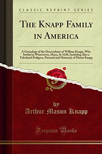 Read The Knapp Family in America, written by Julius Charles Hare