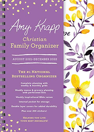 Read 2022 Amy Knapp's Christian Family Organizer: 17-Month Weekly Mom Planner with Stickers (Amy Knapp's Plan Your Life Calendars), written by Amy Knapp