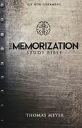 Read Memorization Study Bible, The, written by Thomas Meyer