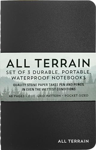 Read All Terrain Waterproof Notebooks (set of 3) (Dot Grid Pattern), written by Peter Pauper Press
