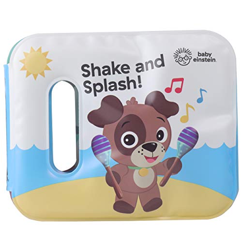 Read Baby Einstein - Shake and Splash! Waterproof Rattle Bath Book / Bath Toy - PI Kids, written by Editors of Phoenix International Publications