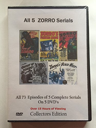 Read ZORRO Chapter Serials Complete Series DVD - 73 Episodes 1937-1949, written by Franklin Adreon