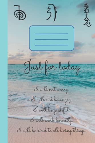 Read Reiki Precepts Principles Notebook - Lined White Paper Notebook -120 pages of 15.24 x 22.86cm, 6"x9", written by Natures Light Books