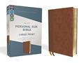 Read NIV, Personal Size Bible, Large Print, Leathersoft, Brown, Red Letter, Comfort Print, written by Zondervan Read NIV, Personal Size Bible, Large Print, Leathersoft, Brown, Red Letter, Comfort Print, written by Zondervan