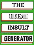 Read The Irish Insult Generator, written by Books Gill