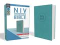 Read NIV, Value Thinline Bible, Large Print, Leathersoft, Teal, Comfort Print, written by Zondervan