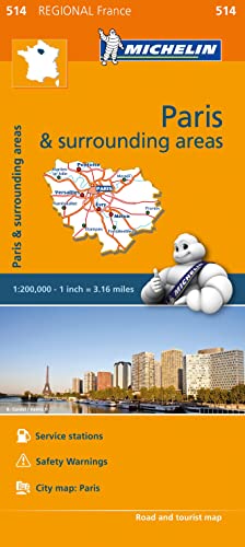 Read Michelin Regional Maps: France: Paris and Surrounding Areas Map 514 (Michelin Regional, 514), written by Michelin
