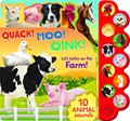 Read Quack! Moo! Oink!: Listen to Animals Around the Farm - 10-Button Children's Sound Book, Ages 2-7, written by Cottage Door Press