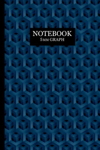 Read 5 quares per inch Graph paper notebook with blue 3D look cover: 5 mm graph for composition, planning, designing, drawing and technical sketching, written by Bella Rosa