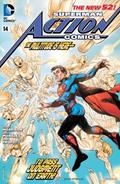 Read Action Comics (2011-2016) #14, written by Grant Morrison; Sholly Fisch