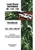 Read Land Rover Defender 90.110.130 Mar. 1994-1998 MY Handbook: LRL0087 Eng, written by Jaguar Land Rover Limited