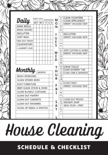 Read House Cleaning Schedule & Checklist: Daily, Weekly, Monthly Household Routine & Chores Organizer Chart | Set Your Home in Order, written by Demmi Blabe