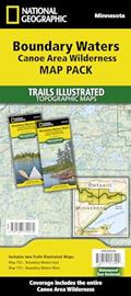 Read Boundary Waters Canoe Area Wilderness [Map Pack Bundle] (National Geographic Trails Illustrated Map), written by National Geographic Maps - Trails Illustrated