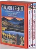 Read Sharon Creech Box Set: Absolutely Normal Chaos, Walk Two Moons, Chasing Redbird, written by Sharon Creech