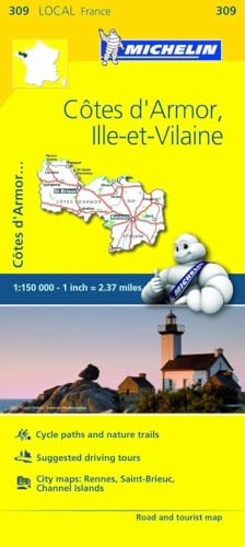 Read Michelin FRANCE: Côtes d'Armor, Ille-et-Vilaine Map 309 (Maps/Local (Michelin)), written by Michelin
