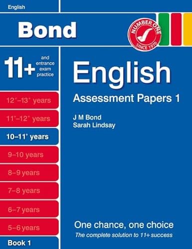 Read Bond Assessment Papers English 10-11+ yrs Book 1, written by Sarah Lindsay