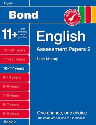 Read Bond Assessment Papers English 10-11+ yrs Book 2, written by Sarah Lindsay