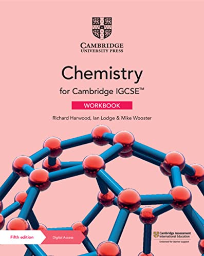 Read Cambridge IGCSET Chemistry Workbook with Digital Access (2 Years) (Cambridge International IGCSE), written by Richard Harwood; Ian Lodge; Mike Wooster