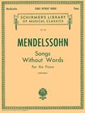Read Mendelssohn - Songs Without Words for the Piano Sheet Music Book Classical Romantic Collection Schirmer Library Vol. 58, written by Felix Mendelssohn
