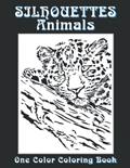 Read SILHOUETTES Animals - One Color Coloring Book: Very Relaxing and Easy to Do (SILHOUETTES One color Coloring book), written by Jennifer Rolling