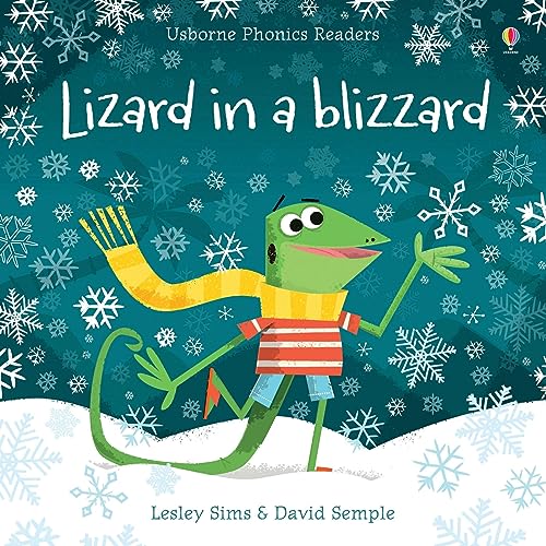 Read Lizard in a Blizzard, written by Lesley Sims