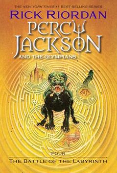 Percy Jackson and the Olympians, Book Four: The Battle of the Labyrinth, written by Rick Riordan