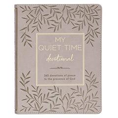 My Quiet Time Devotional - 365 Devotions for Women To Bring You Into The Peace Of The Presence of God Cappuccino, Faux Leather Flexcover Gift Book w/Ribbon Marker, written by Christian Art Publishers
