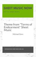 Read Theme from "Terms of Endearment" Sheet Music, written by Michael Gore