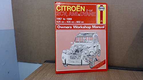 Read Citroen 2 Cylinder, 2CV Ami and Dyane 1967-88 Owner's Workshop Manual, written by Ian Coomber