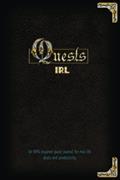 Capa de Quests IRL: An RPG inspired quest journal for real life goals and productivity, written by Bradford J Breaud