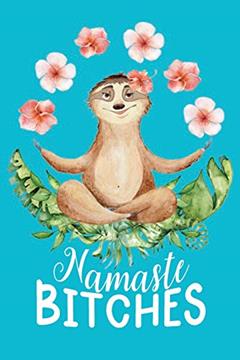 Namaste Bitches: Yoga Sloth Meditating Journal Blank Lined Paper Notebook Turquoise (JO 6" x 9" 108pages), written by FarOut&Fab Books