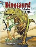 Read Dinosaurs! Coloring Book, written by Jan Sovak