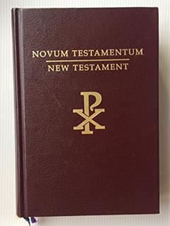 New Testament English/Latin Rheims Version, written by Revised By Bishop Richard Challoner