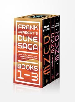 Frank Herbert's Dune Saga 3-Book Boxed Set: Dune, Dune Messiah, and Children of Dune, written by Frank Herbert