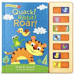 Quack! Ribbit! Roar! (Early Bird Sound Books Slide and Sound), written by RUBY BYRD; Cottage Door Press