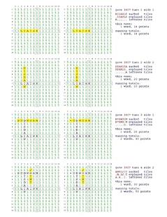 Fifty Scrabble Box Scores Games 3801-3850, written by Mr Francis Gurtowski