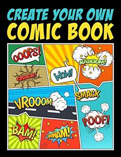 Create Your Own Comic Book, written by Papeterie Bleu