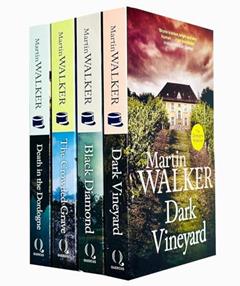 Bruno, Chief of Police Series Dordogne Mysteries Books 1 - 4 Collection Set by Martin Walker (Death in the Dordogne, Dark Vineyard, Black Diamond & Crowded Grave), written by Martin Walker
