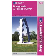 L/R Map 053 Blairgowrie & Forest of Alyt (Landranger Maps), written by Ordnance Survey