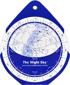 The Night Sky (Small) Southern Hemisphere Star Finder, written by David Chandler