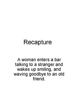 Recapture, written by Scott Talbot