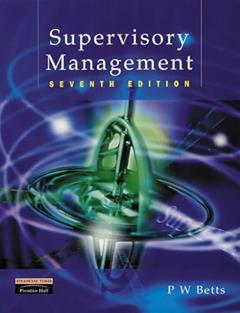 Supervisory Management, written by p-w-betts