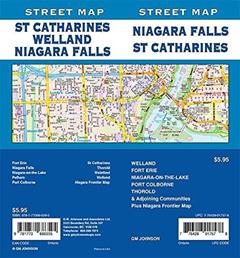 Niagara Falls / St. Catharines / Welland, Ontario Street Map, written by Lucidmap / GM Johnson
