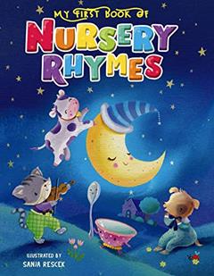 My First Book of Nursery Rhymes - Children's Padded Board Book - Classics, written by Little Hippo Books