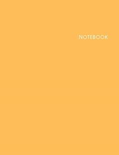 Notebook: Lined Notebook - Size (8.5 x 11 in) - 100 Pages-Cream Paper - Peach Cover, written by Asako Mochizuki