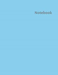 Notebook: lined/Unruled Notebook - Large (8.5 x 11 inches) - 100 Pages-Cream Color Paper, For Writing, Composition, Journal, written by Tida Notebooks